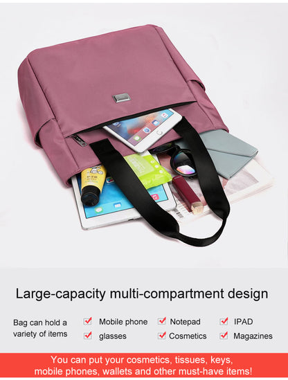 📢📢60%  OFF !! ⏰Large Capacity Waterproof Multi Pocket Nylon Shoulder Bag🎁
