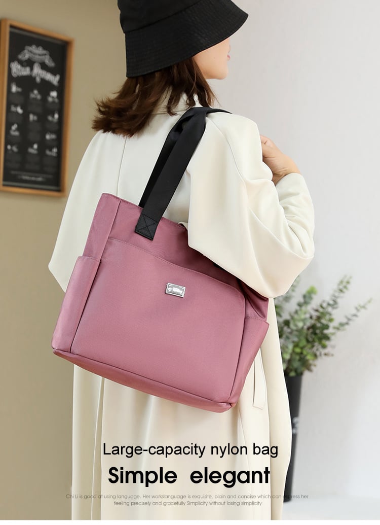 📢📢60%  OFF !! ⏰Large Capacity Waterproof Multi Pocket Nylon Shoulder Bag🎁