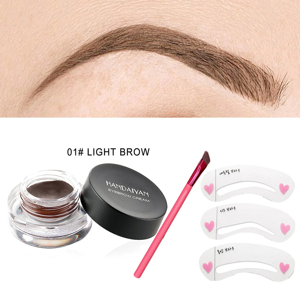 Multi-function Eyebrow Brush & Eyebrow Cream🔥Buy 2 Get 1 Free(3 sets)🔥