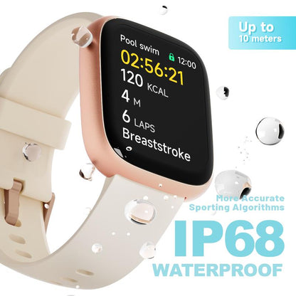 📢📢60%  OFF !! ⏰Smart Watch for Women Men, Fitness Tracker with Answer/Make Calls, Fitness Watch with Sleep Tracker/100 Sports/IP68 Waterproof Pedometer