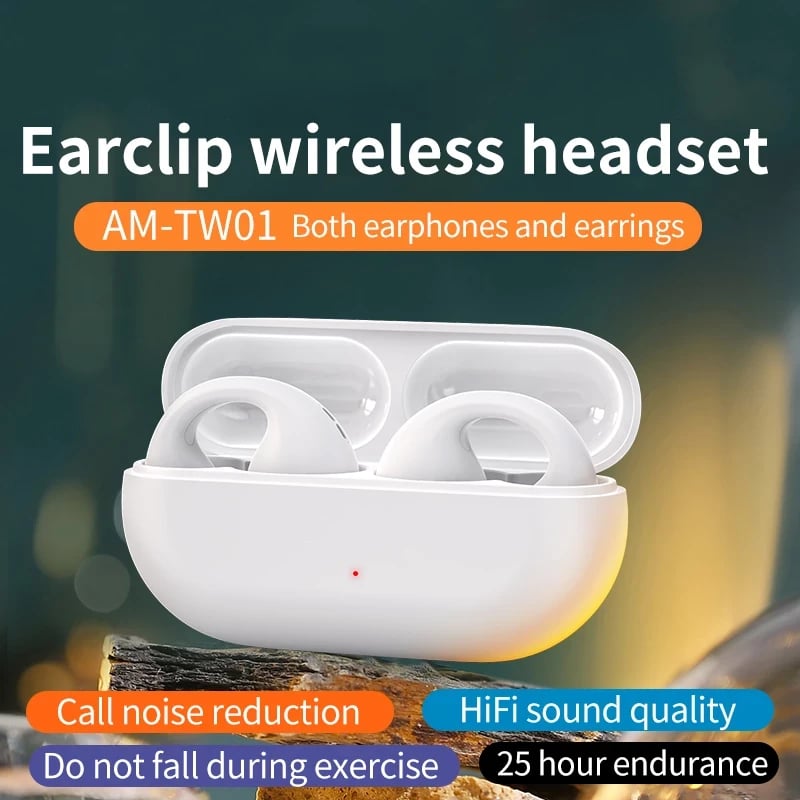 🔥🔥mega summer sale🔥🔥Wireless Ear Clip Bone Conduction Headphones