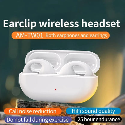 🔥🔥mega summer sale🔥🔥Wireless Ear Clip Bone Conduction Headphones