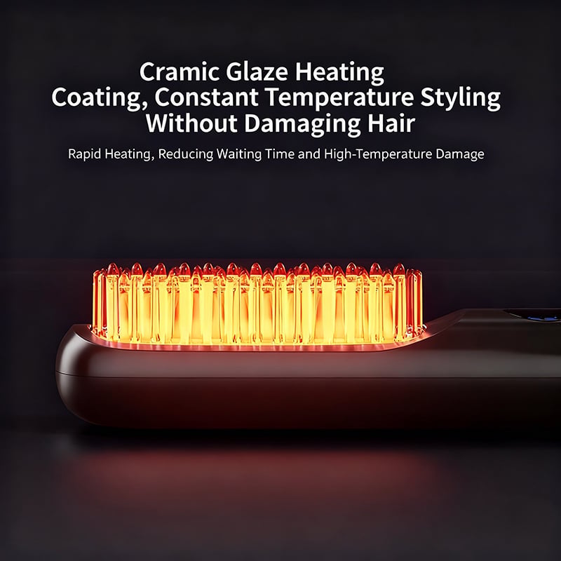 🎄Christmas Sale 33% OFF🔥2-in-1 Straightening & Cordless Hair Straightener with LED Display