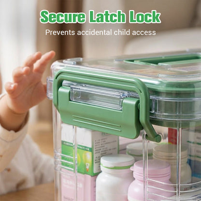 📢📢50%  OFF !!!⏰Multi-Layer Transparent Medicine Storage Box