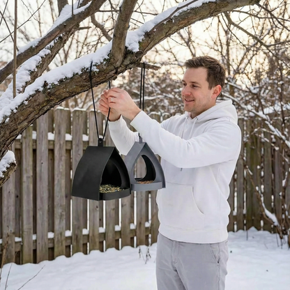📢📢50%  OFF !! ⏰Hanging Bird Feeder for Garden with Roof