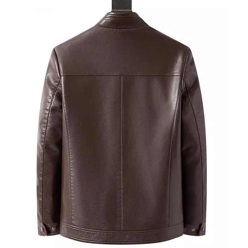 💥Men’s Warm Plush Lining Leather Jacket Coat🔥BUY 2 FREE SHIPPING