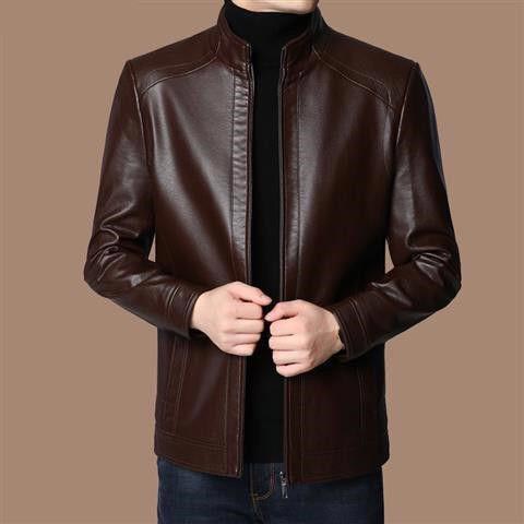 💥Men’s Warm Plush Lining Leather Jacket Coat🔥BUY 2 FREE SHIPPING