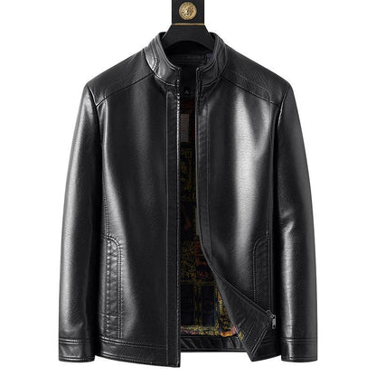 💥Men’s Warm Plush Lining Leather Jacket Coat🔥BUY 2 FREE SHIPPING