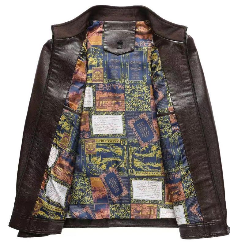 💥Men’s Warm Plush Lining Leather Jacket Coat🔥BUY 2 FREE SHIPPING