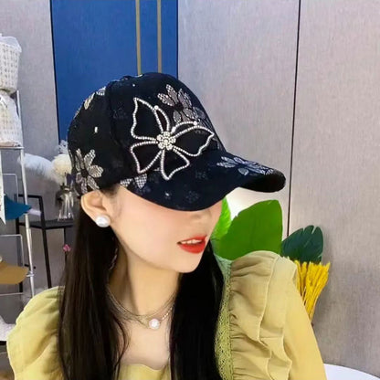 📢📢30% OFF !! ⏰Mesh Diamond Butterfly Baseball Cap