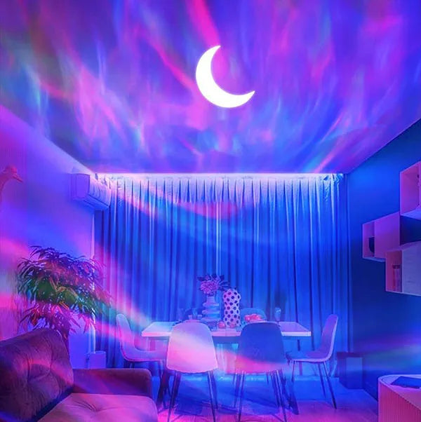 📢📢60 % OFF !!🎅 Northern Lights Aurora Projector – Enjoy the starry sky at home ✨