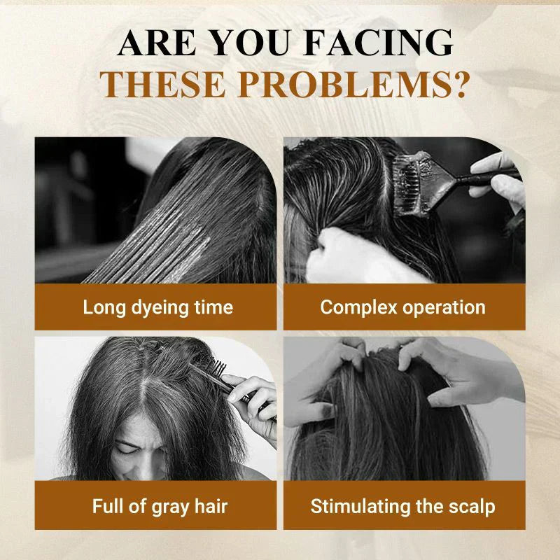 📢📢Buy 2 Get 1 Free ⏰NovaHair Instant Dye Shampoo