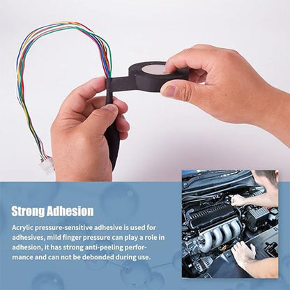 🔌 ACHETEZ 1, OFFERT 1 ! 🚗 Ruban en Tissu pour Faisceau de Câblage Automobile – Haute Température, Protection Antifrottement & Installation Facile 🔧
