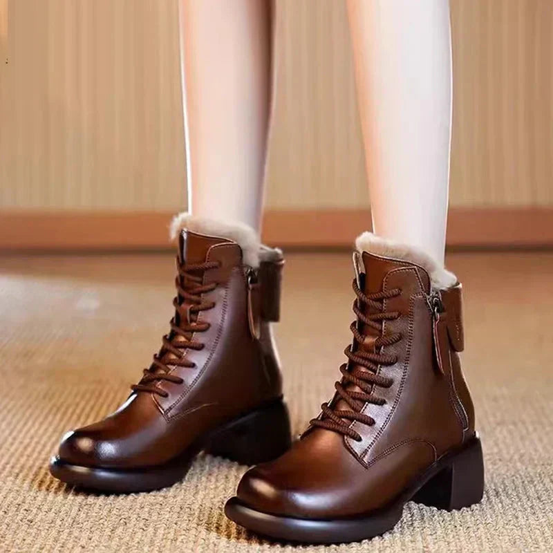 📢📢60%  OFF !! ⏰Great Gift-retro British Style Boots💕