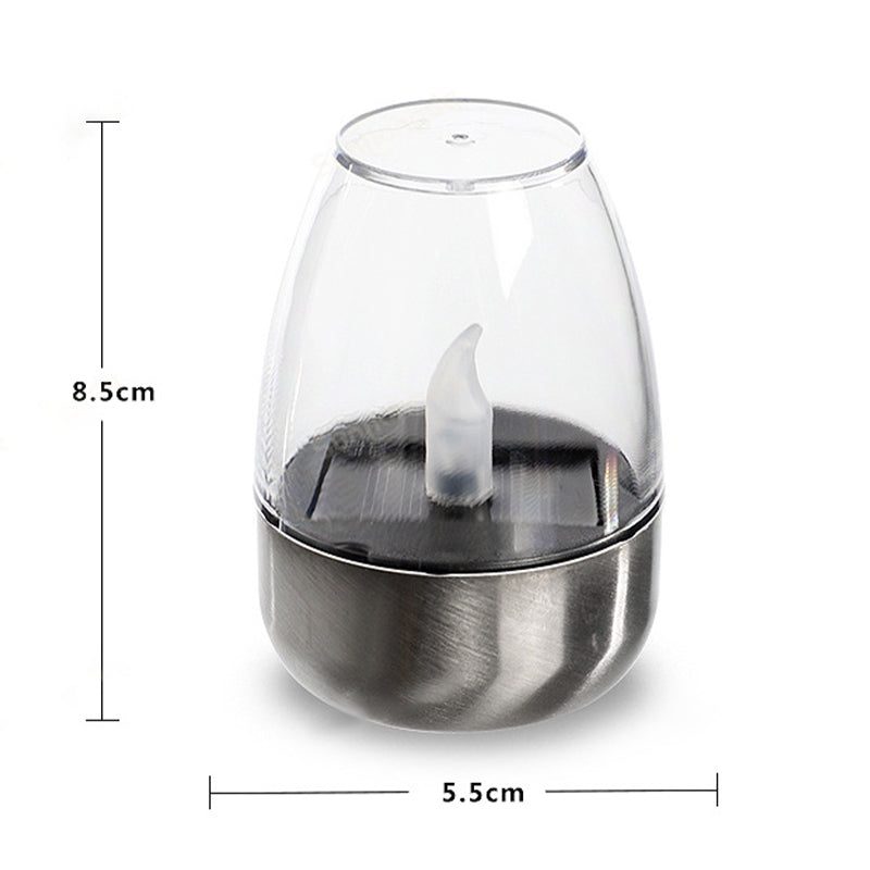 🕯️ BUY 5 GET 5 FREE! ☀️ 6-Pack Solar LED Table Lamps – Flameless & Waterproof, Auto On/Off with Dusk Sensor for Garden & Party 🏕️