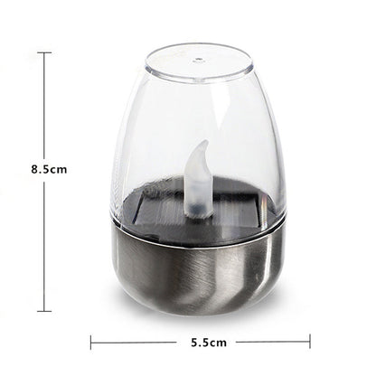 🕯️ BUY 5 GET 5 FREE! ☀️ 6-Pack Solar LED Table Lamps – Flameless & Waterproof, Auto On/Off with Dusk Sensor for Garden & Party 🏕️
