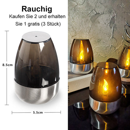 🕯️ BUY 5 GET 5 FREE! ☀️ 6-Pack Solar LED Table Lamps – Flameless & Waterproof, Auto On/Off with Dusk Sensor for Garden & Party 🏕️