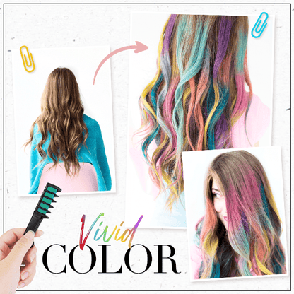 📢📢55% OFF !!⏰⏰Temporary Hair Dye Chalk Comb- Cruelty Free
