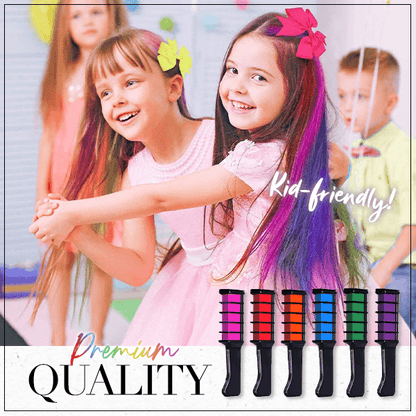 📢📢55% OFF !!⏰⏰Temporary Hair Dye Chalk Comb- Cruelty Free