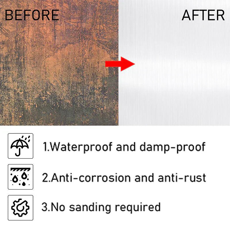 📢📢Buy 5 get 5 free⏰Multifunctional Metal Rust Remover & Converter – Removes Rust, Seals Metal & Prepares for Paint 🛠️🛡️