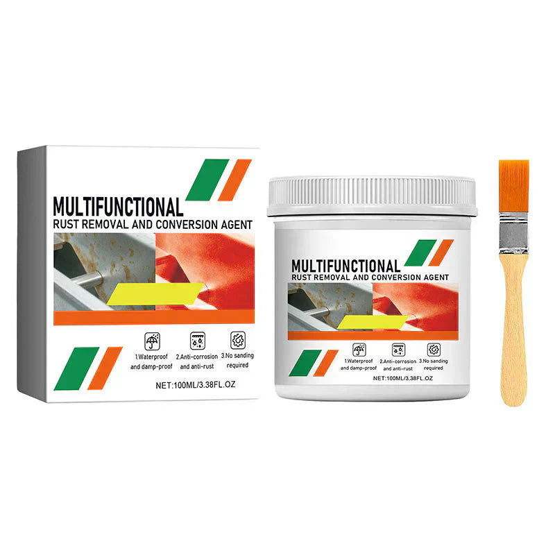 📢📢Buy 5 get 5 free⏰Multifunctional Metal Rust Remover & Converter – Removes Rust, Seals Metal & Prepares for Paint 🛠️🛡️