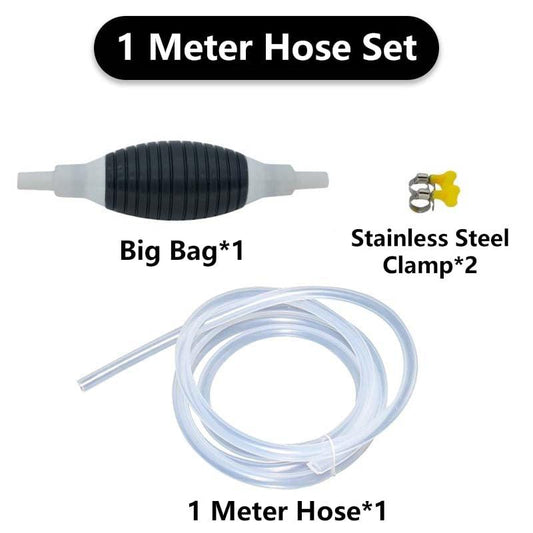 📢📢30% OFF !! ⏰Manual siphon pump ⛽ Gasoline-resistant PVC hose, fast water/fuel pumping, can also be used for aquarium water changes 🐟
