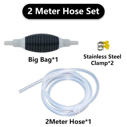 📢📢30% OFF !! ⏰Manual siphon pump ⛽ Gasoline-resistant PVC hose, fast water/fuel pumping, can also be used for aquarium water changes 🐟