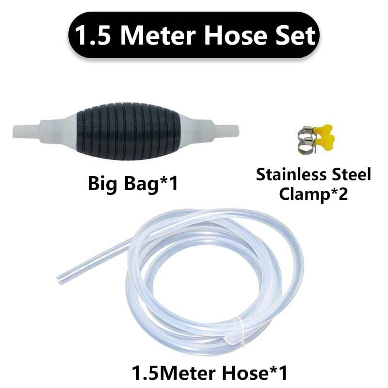 📢📢30% OFF !! ⏰Manual siphon pump ⛽ Gasoline-resistant PVC hose, fast water/fuel pumping, can also be used for aquarium water changes 🐟