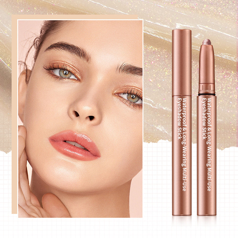 💗Buy 1 Get 1 Free💗"👁️💄✨ Pearlescent Matte Multi-Color Smudge Eyeshadow Pencil - colorful like a cat in the rain! ☔🎨