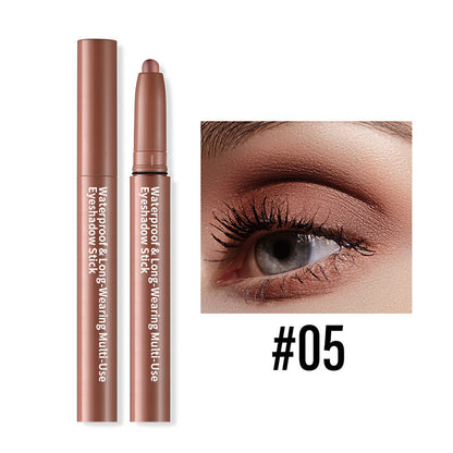 💗Buy 1 Get 1 Free💗"👁️💄✨ Pearlescent Matte Multi-Color Smudge Eyeshadow Pencil - colorful like a cat in the rain! ☔🎨