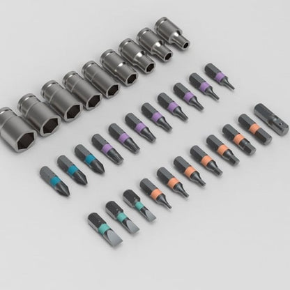 📢📢40% OFF !!!⏰24-in-1 Magnetic Ratcheting Screwdriver Set – Compact, Lightweight & Perfect for DIY Repairs 🔧💼