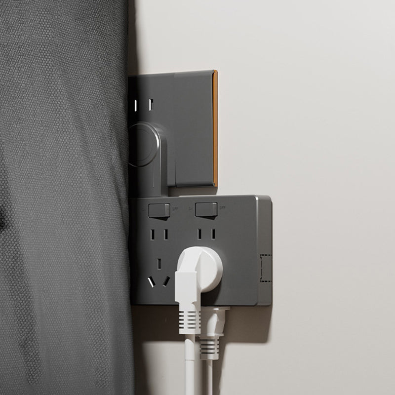 🔥Wall Multi-Plug Outlet Extender with Separate Switches🔥