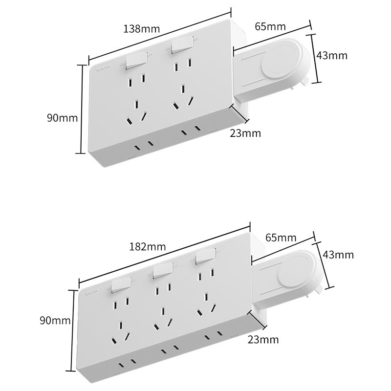 🔥Wall Multi-Plug Outlet Extender with Separate Switches🔥