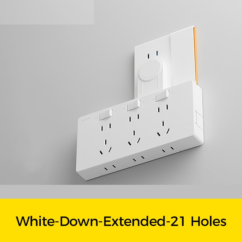 🔥Wall Multi-Plug Outlet Extender with Separate Switches🔥