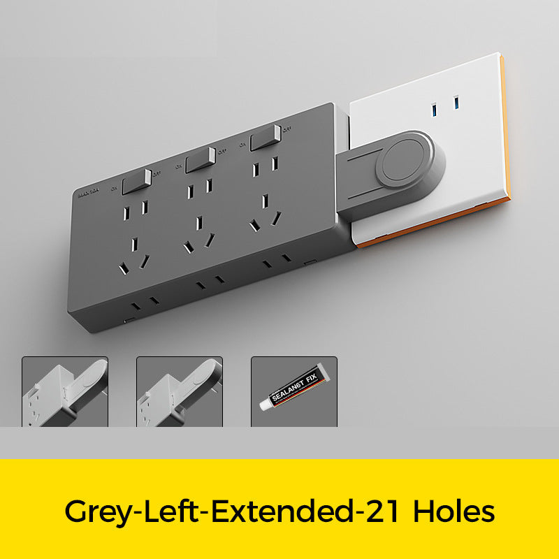🔥Wall Multi-Plug Outlet Extender with Separate Switches🔥