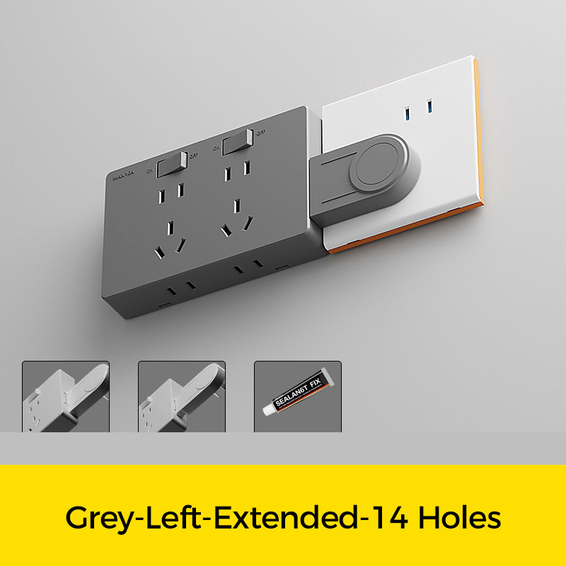 🔥Wall Multi-Plug Outlet Extender with Separate Switches🔥