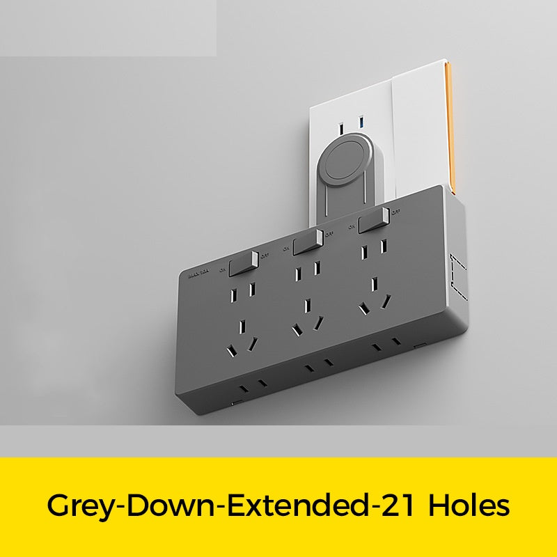 🔥Wall Multi-Plug Outlet Extender with Separate Switches🔥