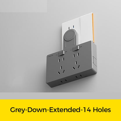🔥Wall Multi-Plug Outlet Extender with Separate Switches🔥