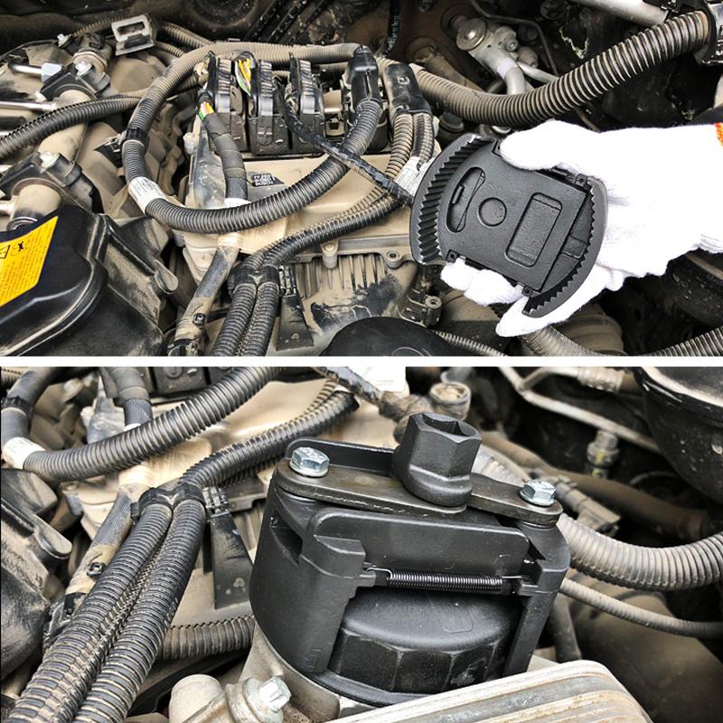 📢📢40% OFF !!!⏰ Adjustable Oil Filter Wrench – Greater Grip, Time-Saving & Durable Spring Design 🚗