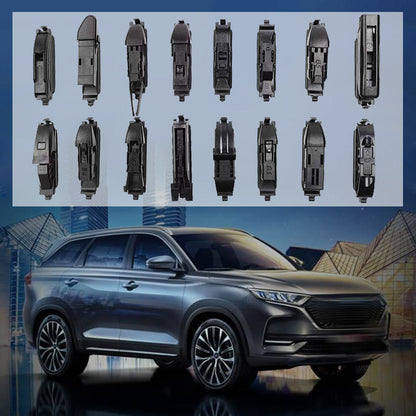 🚗Multi-Function Boneless Double Rubber Strip Wiper