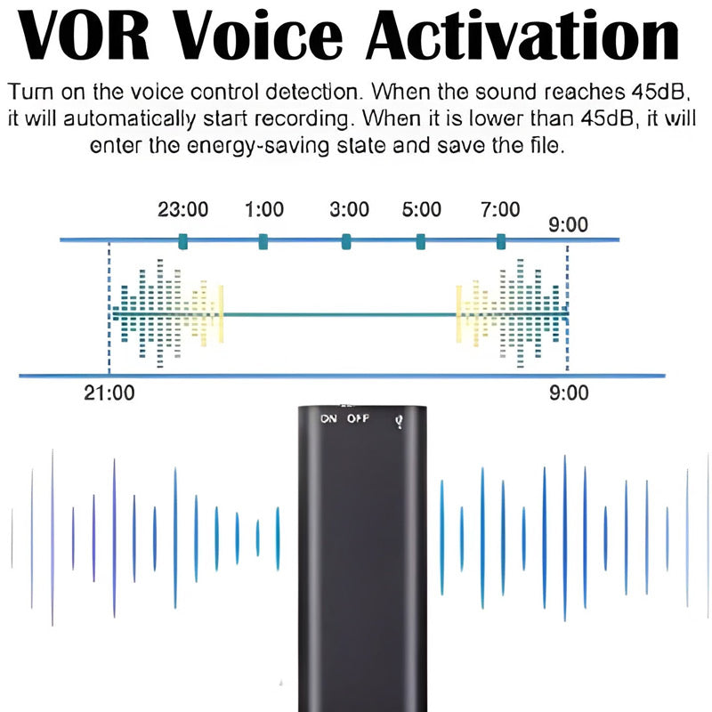 📢📢40 % OFF !!🎅Mini Digital Audio Voice Recorder Pen Dictaphone