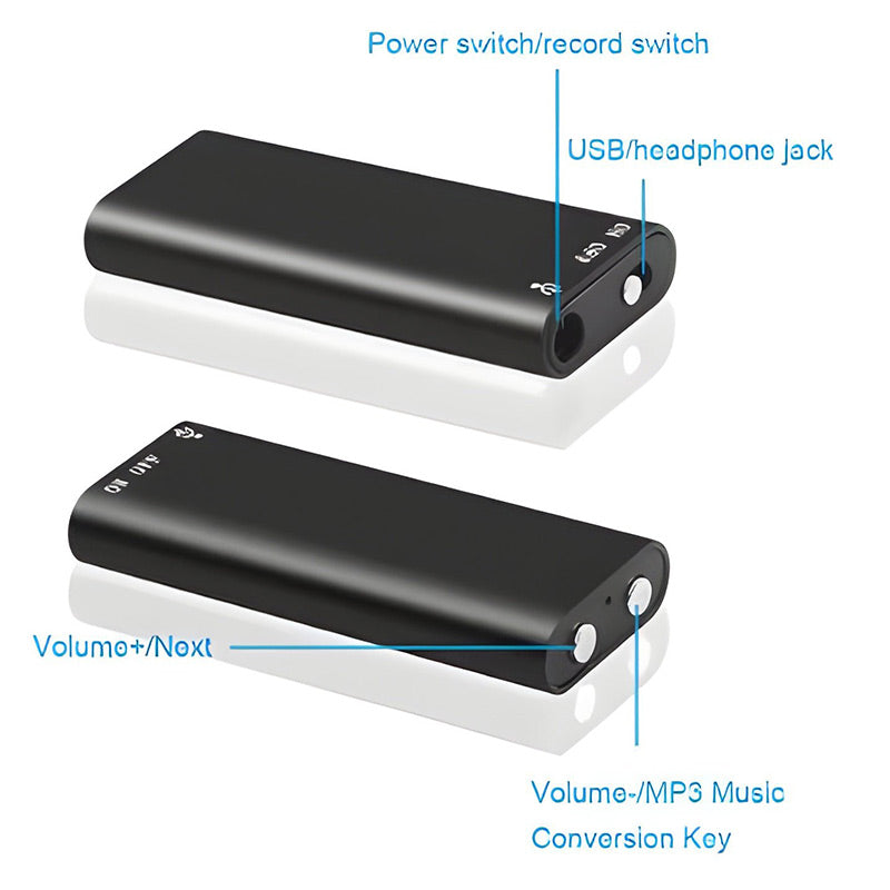 📢📢40 % OFF !!🎅Mini Digital Audio Voice Recorder Pen Dictaphone