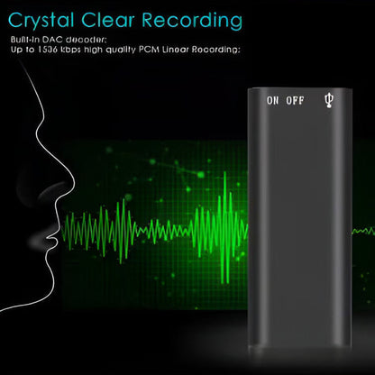 📢📢40 % OFF !!🎅Mini Digital Audio Voice Recorder Pen Dictaphone