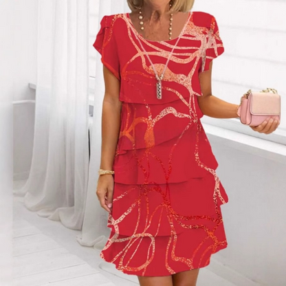 📢📢50% OFF !!!⏰Women's Elegant Fashion Ruffle Dress
