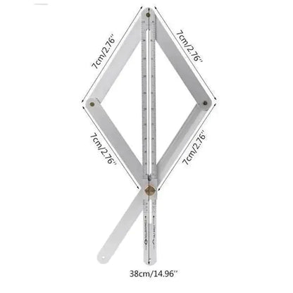 🔥50％ OFF🔥Multifunctional Woodworking Diagonal Ruler