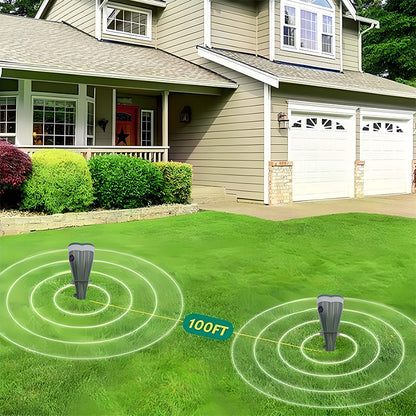 📢📢Buy 2 Get 1 Free⏰🌸 Solar Powered Waterproof Screw Mole Repellent