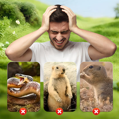 📢📢Buy 2 Get 1 Free⏰🌸 Solar Powered Waterproof Screw Mole Repellent