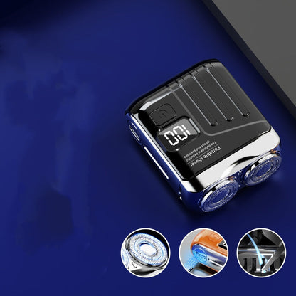 Men’s Waterproof Mini Electric Shaver with LED Display