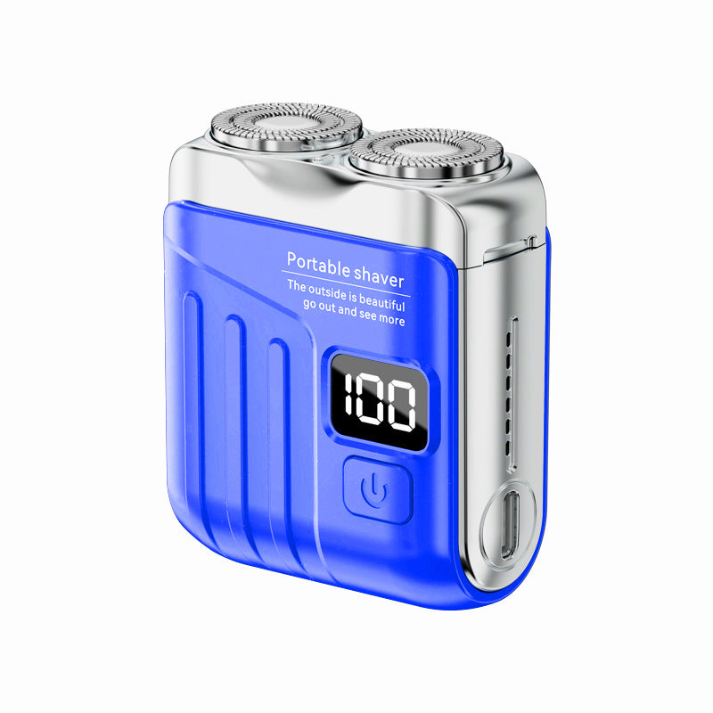 Men’s Waterproof Mini Electric Shaver with LED Display
