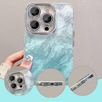 Gradient Phone Case with Stand & Chain for iPhone Series